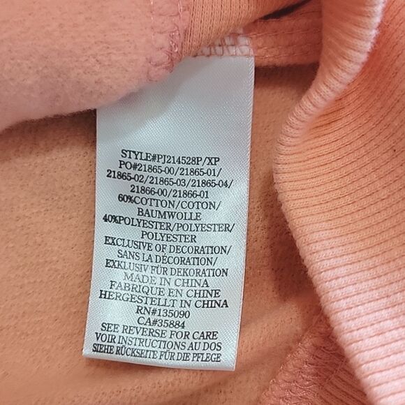 Peloton Ultimate Peach Lightweight Athletic Zip Hooded Jacket - Size Small - Picture 13 of 13